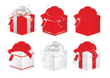 gift boxes vector