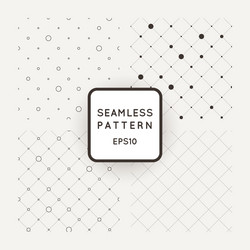 set of seamless mesh-patterns grids vector image