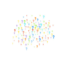 question marks quiz doubt survey faq public poll vector image