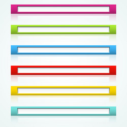 web button set vector image