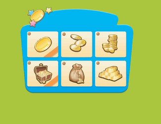 complete set of level button game ui pop-up icon vector image
