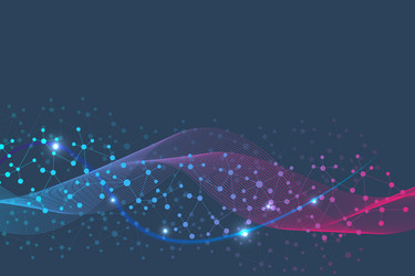 big data visualization background modern vector image