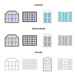 isolated object of door and front symbol vector image