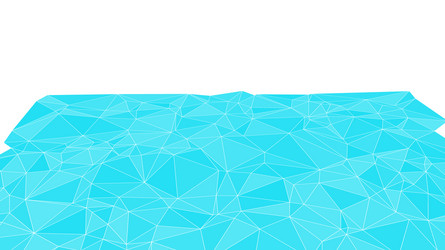 mosaic random triangle shapes connection vector image