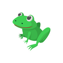 Frog ride on lake Royalty Free Vector Image - VectorStock