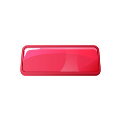 Pink game button square frame for user ui vector