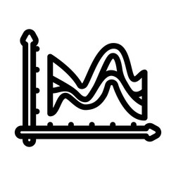 hyperparameter tuning machine learning line icon vector image