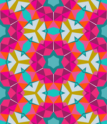 multicolor geometric pattern in bright color vector