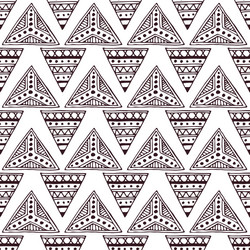 Seamless pattern in the style of boho vector