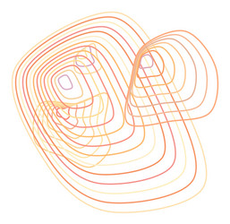 shape of path lines abstract geometric background vector image