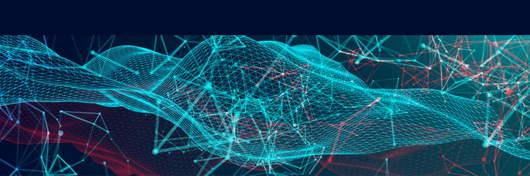 abstract polygonal science background vector image