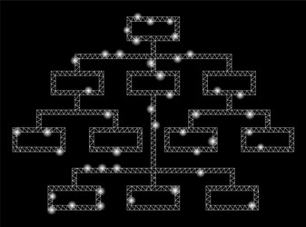 flare mesh wire frame algorithm tree with vector image