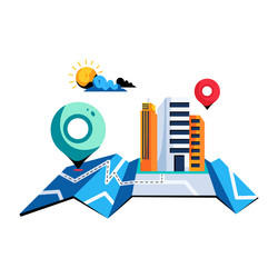 navigate hotel vector