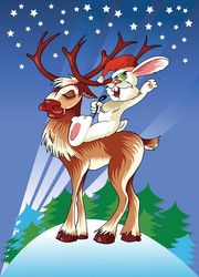 Deer Rabbit Vector Images (over 7,400)