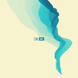 3d wavy background dynamic effect abstract vector image