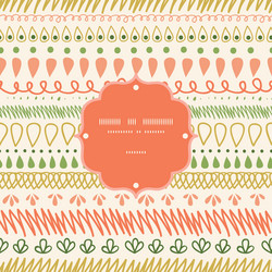abstract stripes frame seamless pattern background vector image