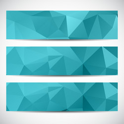 Triangular Geometric Background vector image