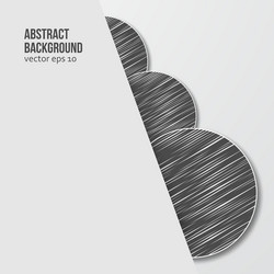 drawn circle abstract background pattern vector image