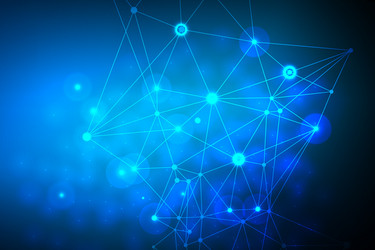geometric abstract background with connected line vector image