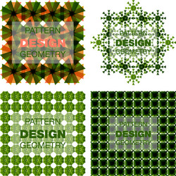 abstract geometric pattern with lines rhombuses vector image