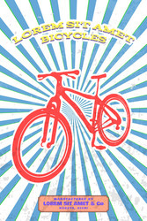 Vintage Bicycle Poster Vector Image