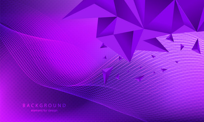 abstract gradient background with triangles wave vector image