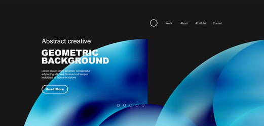 circle abstract background with fluid gradient vector image