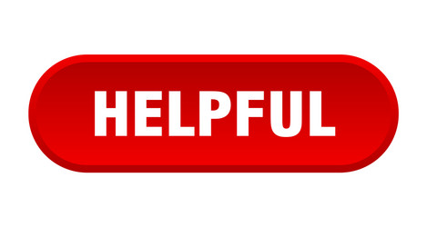 helpful button rounded sign on white background vector image