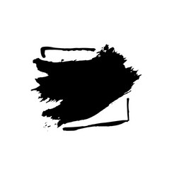 Ink dry brush frame Royalty Free Vector Image - VectorStock