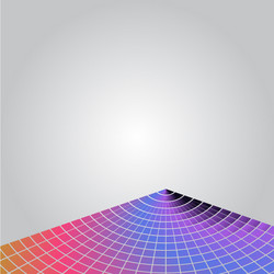 abstract background with twisted squares vector image