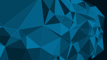 connected abstract shapes tech background vector image