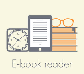 e book reader1 resize vector image