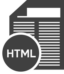 programming language isolated icon vector image
