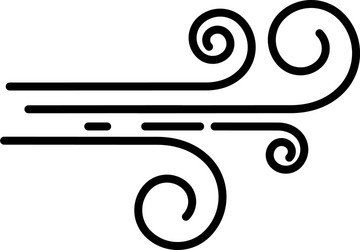wind icon design template vector image