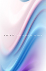 abstract background - fluid color gradient waves vector image
