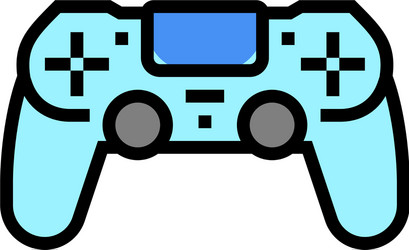 play game geek color icon vector image