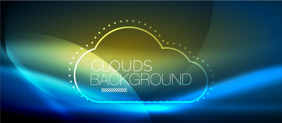 cloud computing storage concept vector