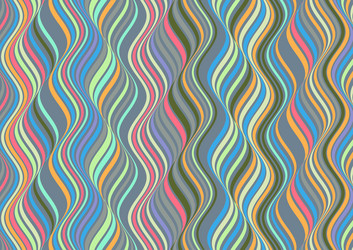 abstract design background with coloured waves vector image
