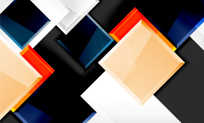 colorful square and rectangle blocks background vector image