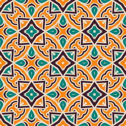 seamless abstract shape colors simple pattern vector image