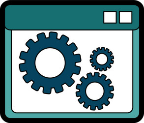 web responsive design vector image