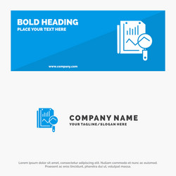 file static search computing solid icon website vector image