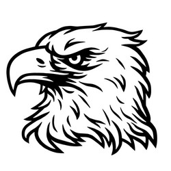 Aggressive Eagle Mascot Royalty Free Vector Image
