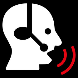 operator signal icon vector image