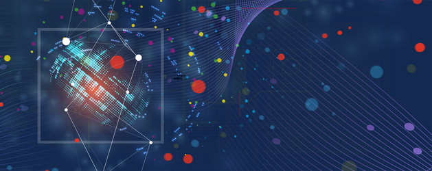 abstract technology background for science vector image