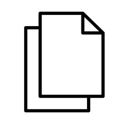 Copy document icon or file data vector