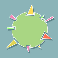 exploding element vector image