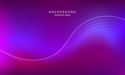 abstract background wave element for design vector image