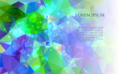 abstract colorful triangles background vector