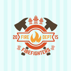 Fire Emblem - Crossed Axes & Flame Vector Image